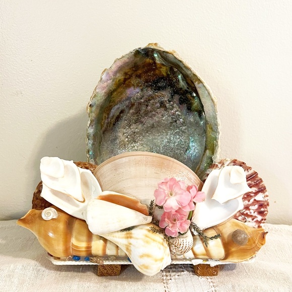 VTG | Retro 1950s MCM Abalone Shell Art Sculpture - Picture 13 of 16